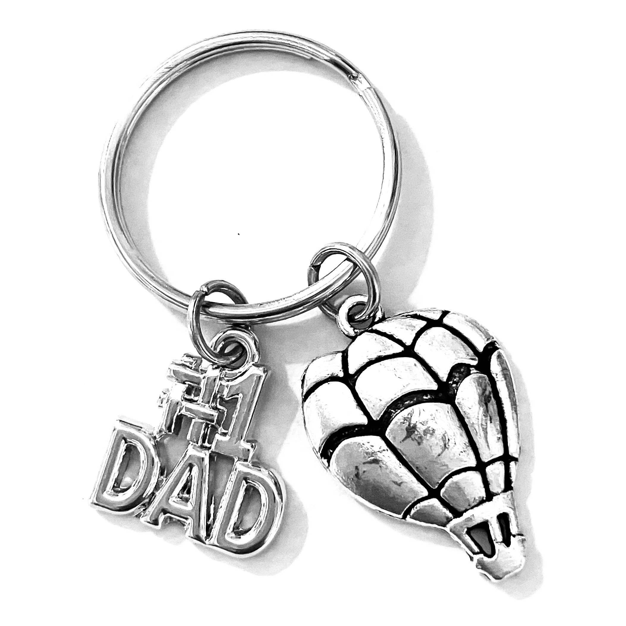 Broken Record Boutique – Engroshandel Nøglering - Herre – Fars dag #1 Far Charm nøgleringe nøgleringe til mænd2