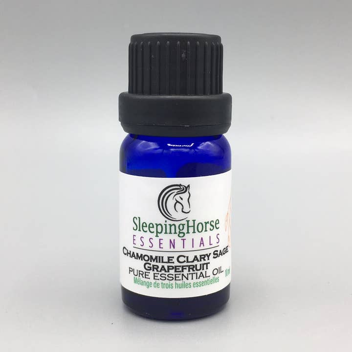 Olio essenziale puro · Camomilla, salvia sclarea e pompelmo per la vendita all'ingrosso da parte di Sleeping Horse Essentials