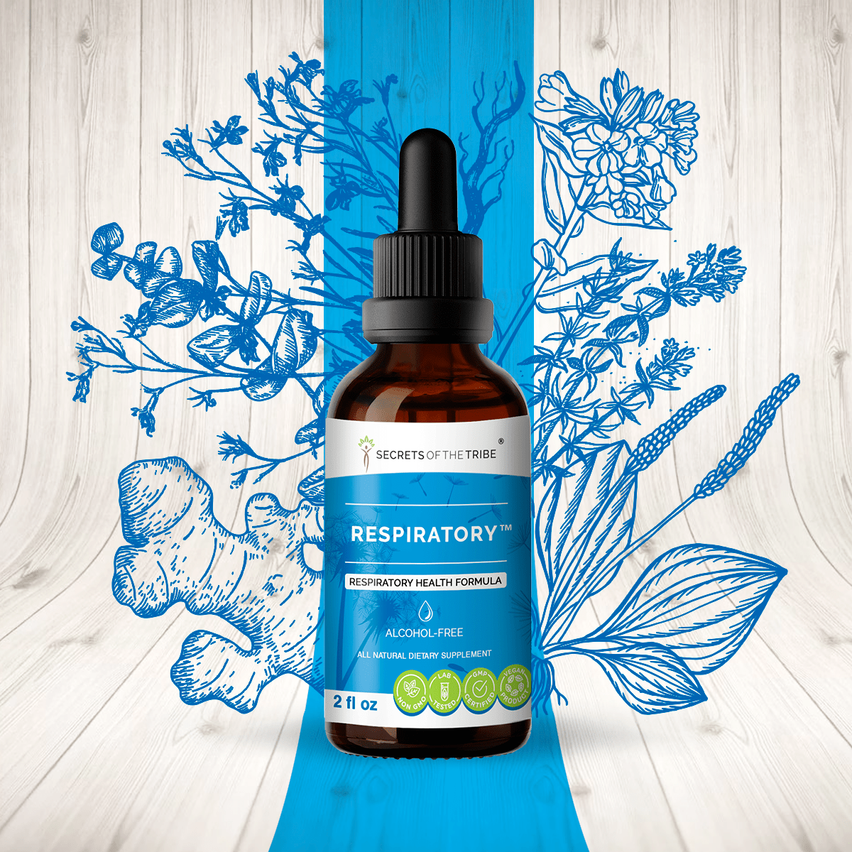 Secrets Of The Tribe - Vente Supplément oral/vitamine - Respiratoire. Formule pour la santé respiratoire9