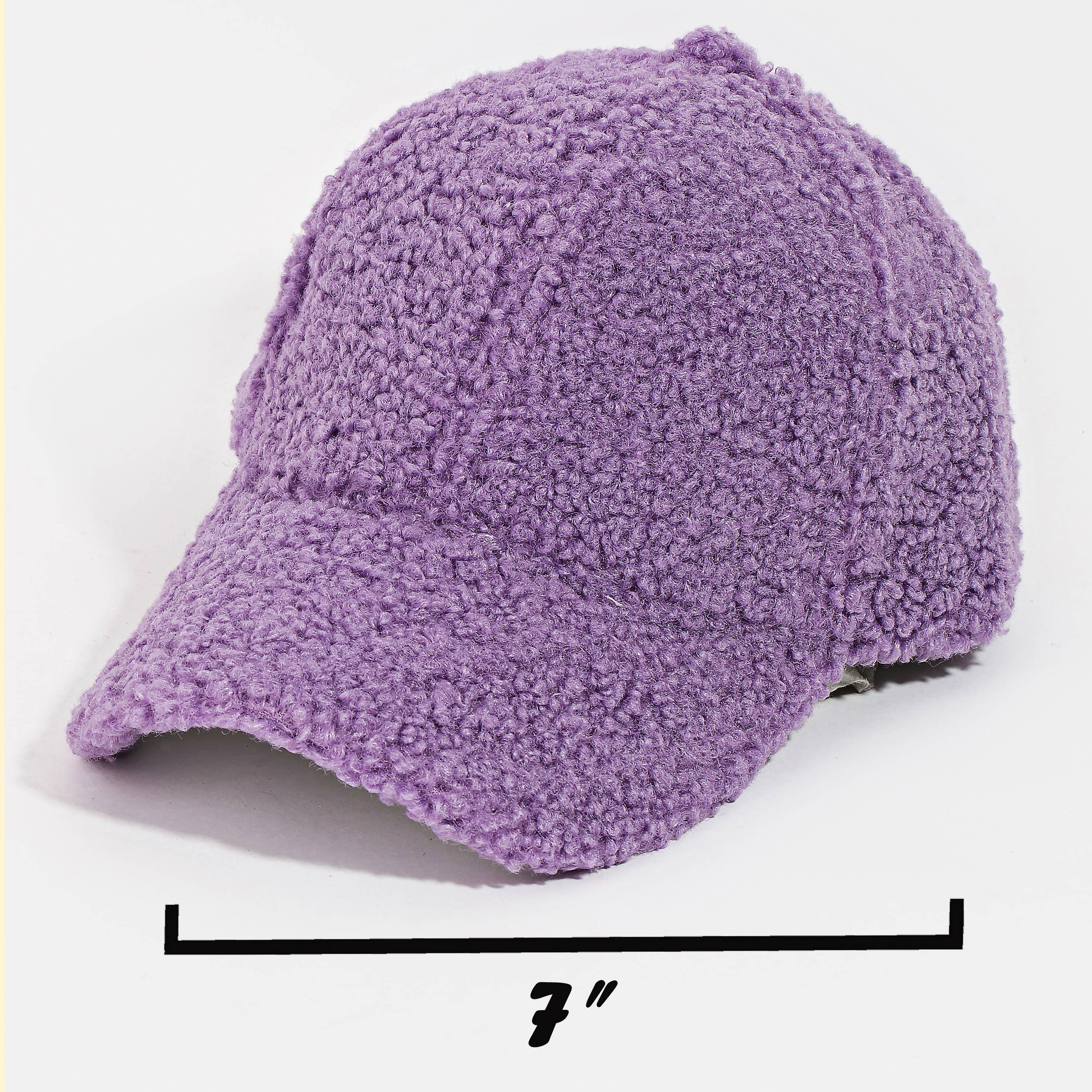 Collections by Fame Accessories – Boné de beisebol - Mulher por atacado – Boné de Beisebol de Pêlo Teddy1