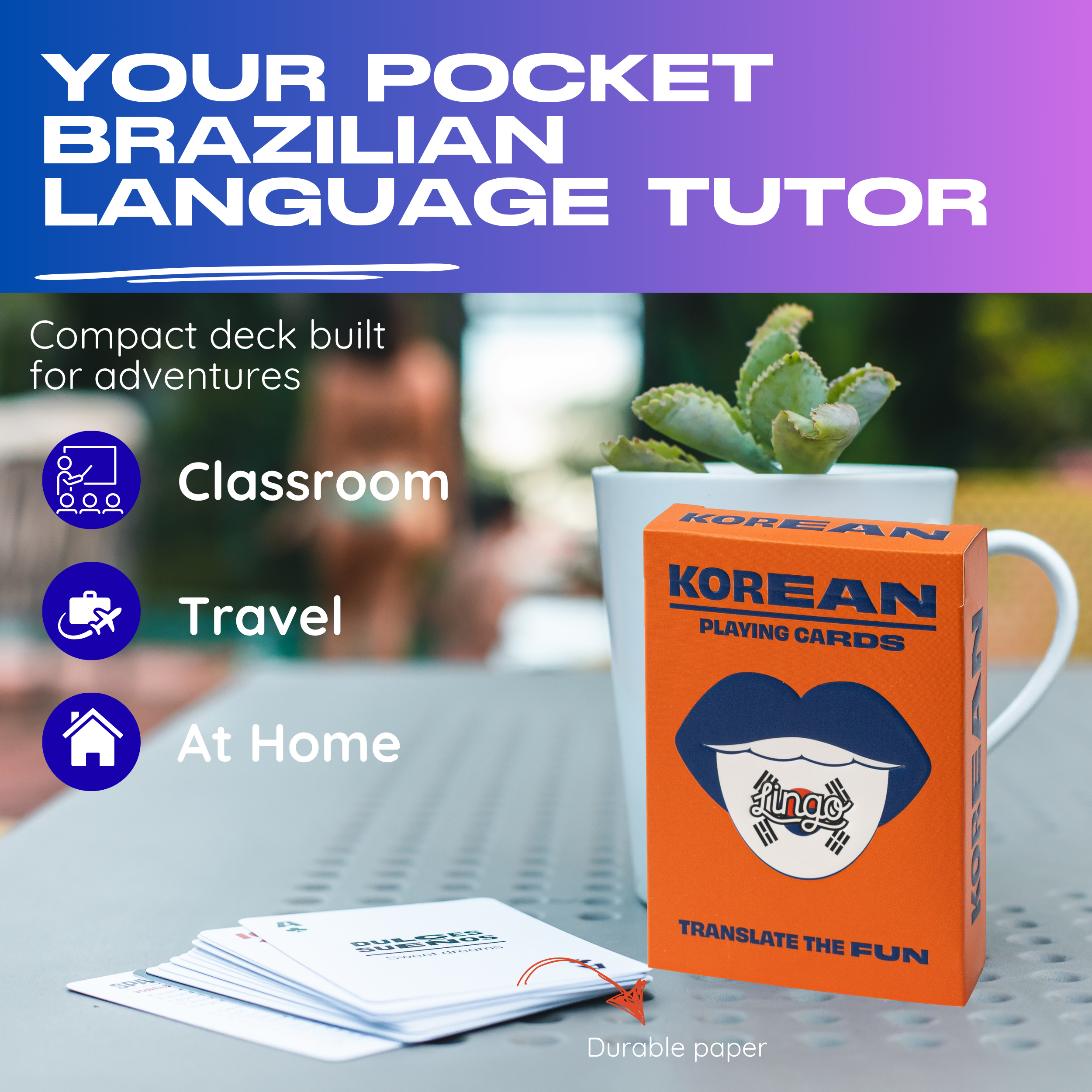 Lingo Playing Cards - Wholesale Playing Cards - Korean Lingo Playing Cards3