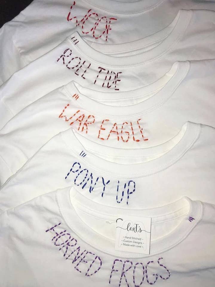 One Word Stitched Tee for wholesale by LexTs