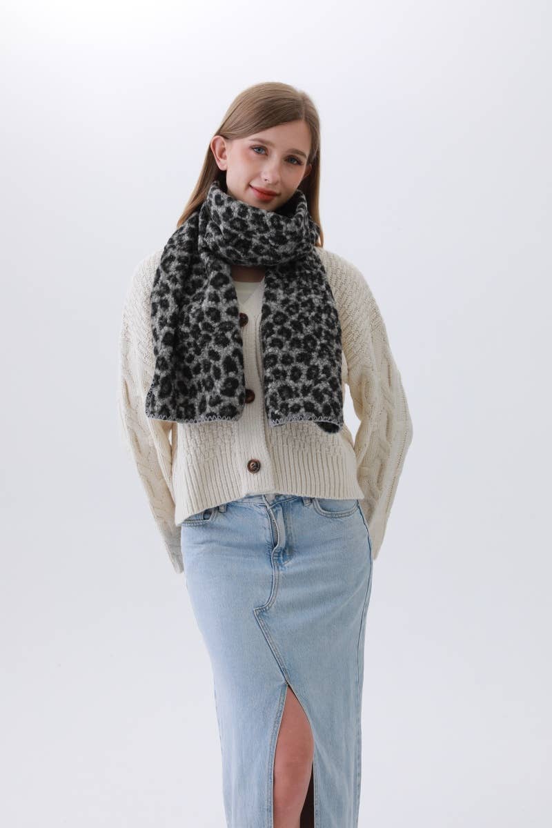Leto Accessories - Wholesale Scarf - Women's - Classic Leopard Scarf - Snug & Stylish5