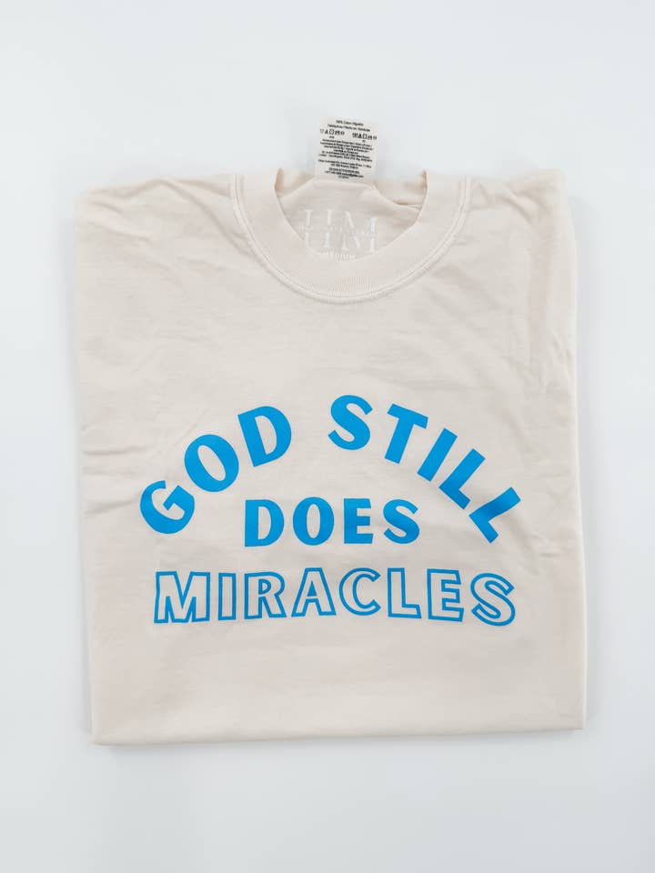 Hand Made Alabama - Wholesale Screen Printed T-Shirt - Unisex - God Still Does Miracles Tee0