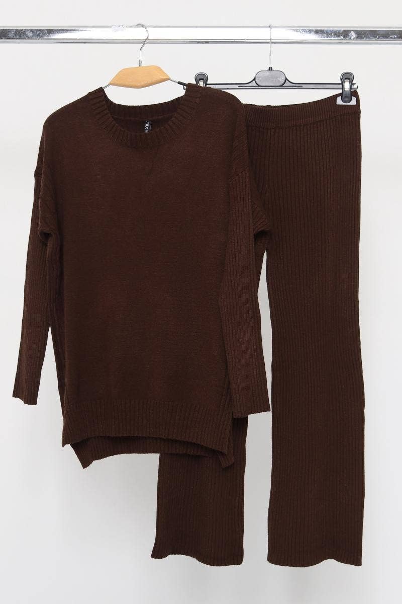 DIX-ONZE - Wholesale Lounge Set - Women's - Ribbed Premium Knit Homewear/Casual Set4