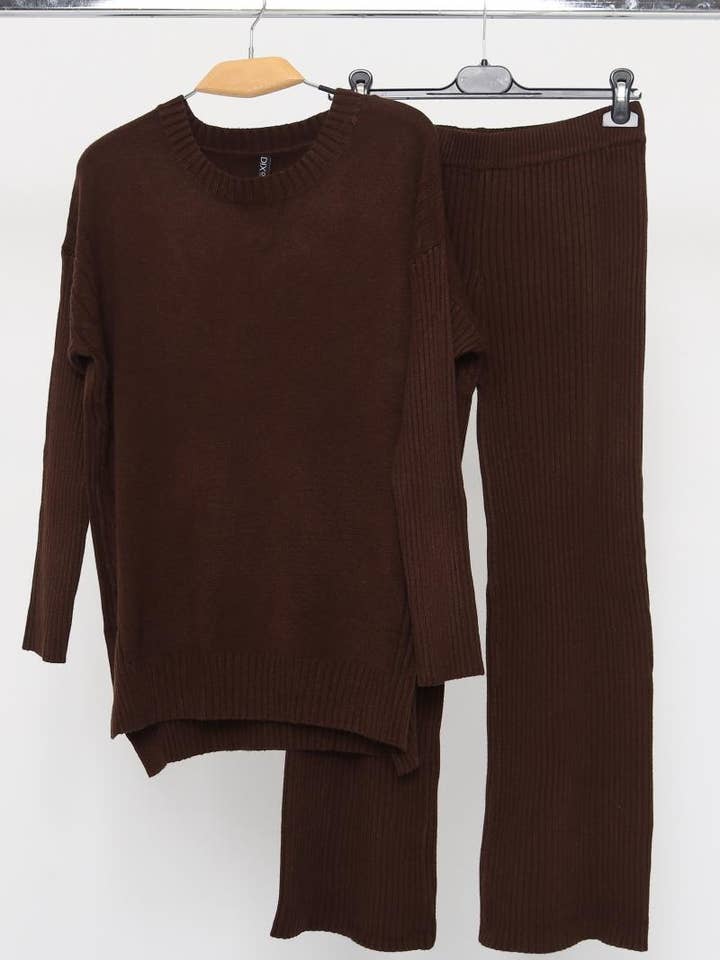 DIX-ONZE - Wholesale Lounge Set - Women's - Ribbed Premium Knit Homewear/Casual Set4