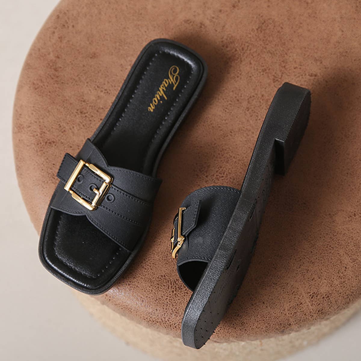 ACCITY - Wholesale Sandals - Women's - ADJUSTABLE BUCKLED SANDALS SLIPPERS_CWSHS067411