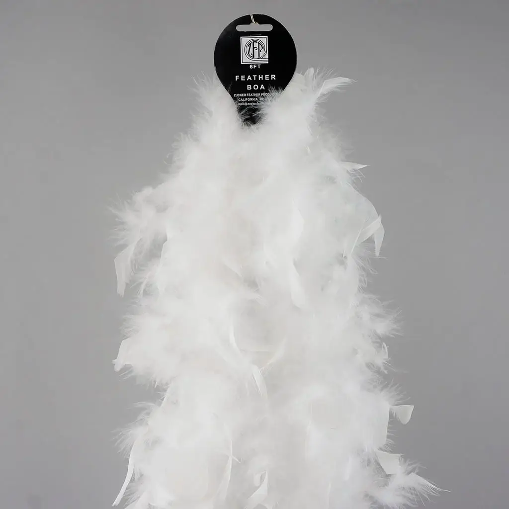 Zucker Feather Products – wholesale Feathers – Chandelle Feather Boa - Lightweight - White4