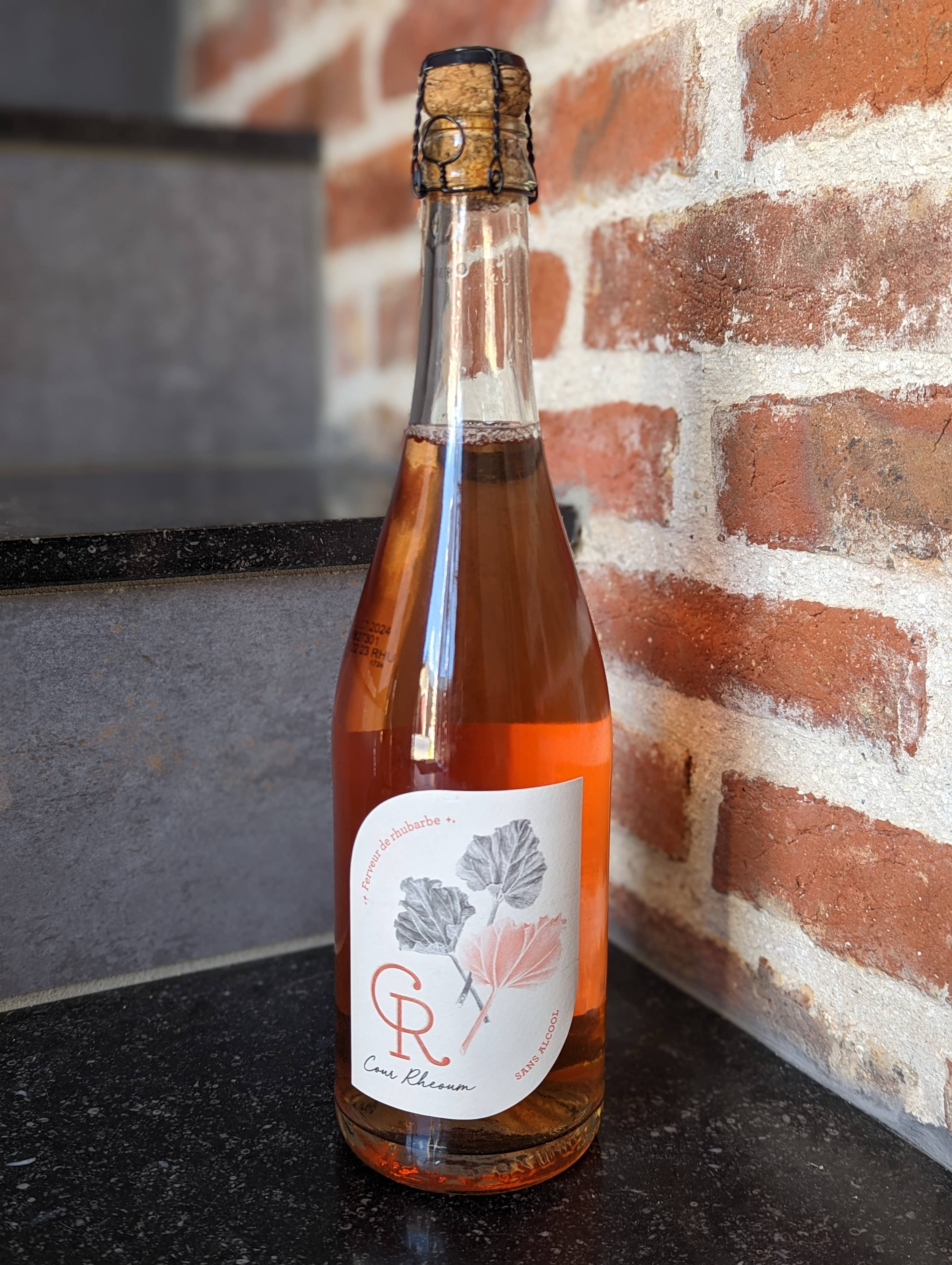 COUR RHEOUM - Wholesale Non-Alcoholic Aperitif/Mocktail - Rhubarb fervor0