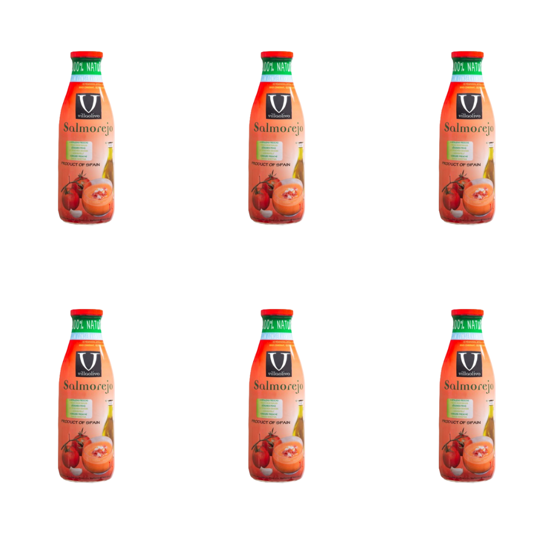 VillaOlivo - Vendita all'ingrosso Zuppe - Villaolivo - Salmorejo con pane senza glutine 1 L2