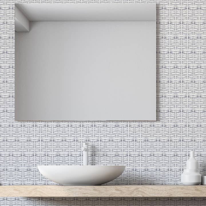 Letter from India Wallcovering: 24"width x 120"length roll for wholesale by Robin Ann Meyer