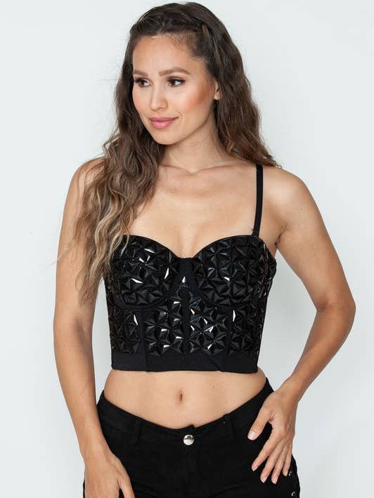 Triangle All Over Bustier for wholesale by Lydia USA
