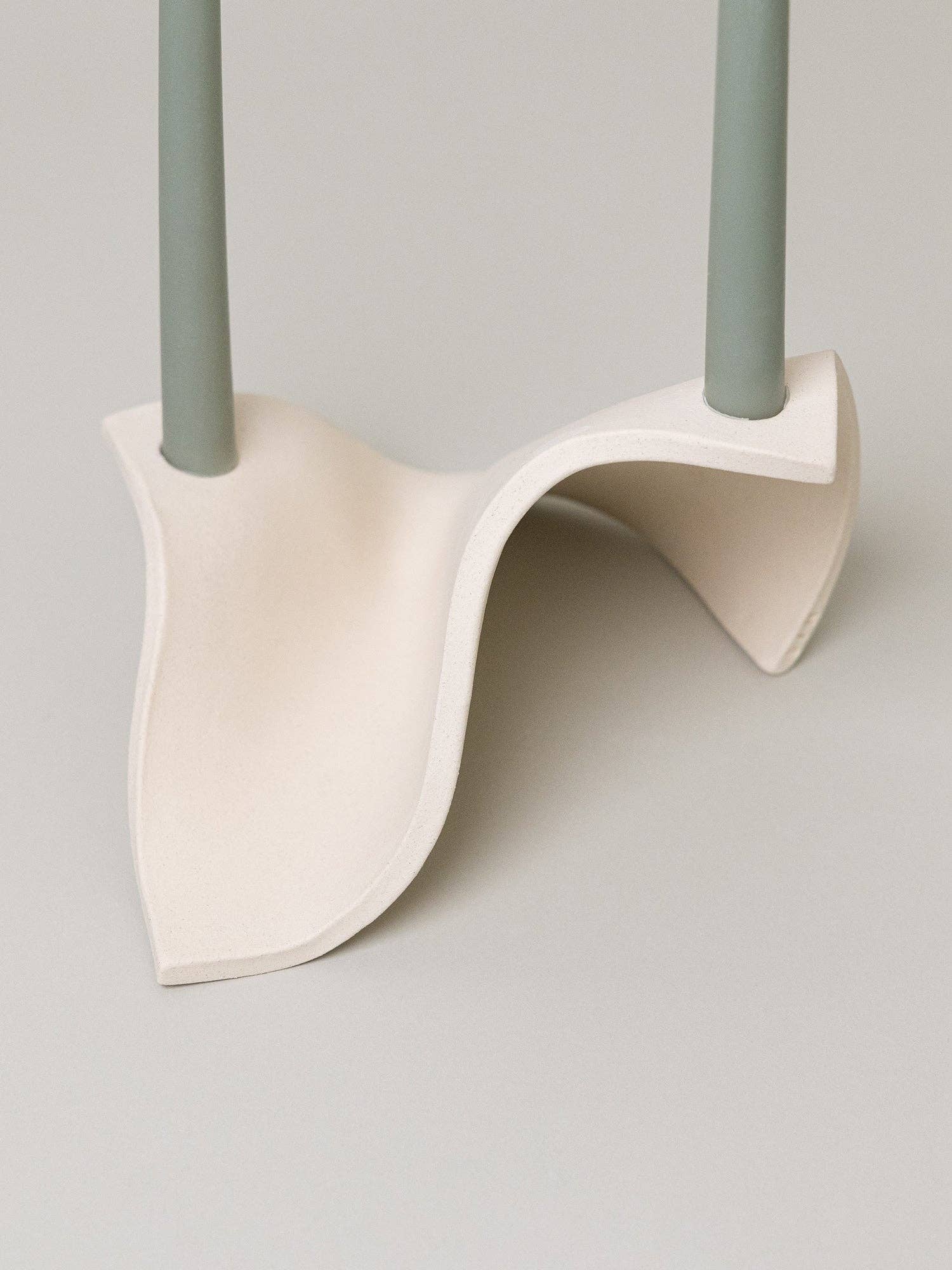 Virginia Sin - Vendita all'ingrosso Portacandele - Candelabro a drappeggio, osso6