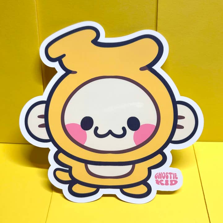 GIANT Sticker | Nana the Monkey | Vinyl Sticker | Original for wholesale by Ghostiekid