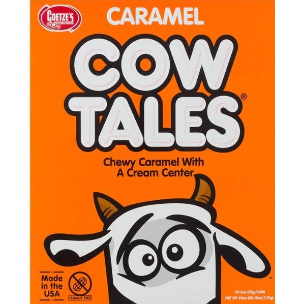 I Got Your Candy - Wholesale Caramel - Goetzes Cow Tales Vanilla King Size 3oz - 20ct5