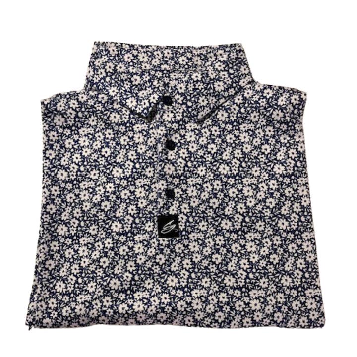 Floral - Mens Premium Performance Golf Polo for wholesale by CG Golf Polos