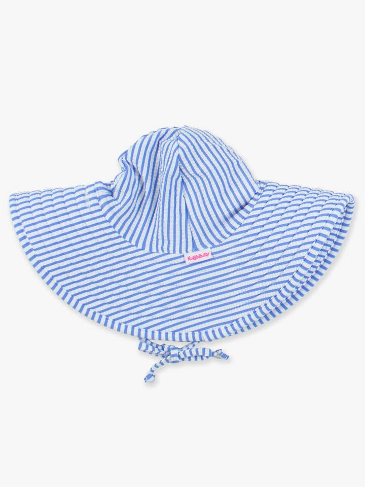 Girls Periwinkle Blue Seersucker Swim Hat
for wholesale by RuffleButts + RuggedButts