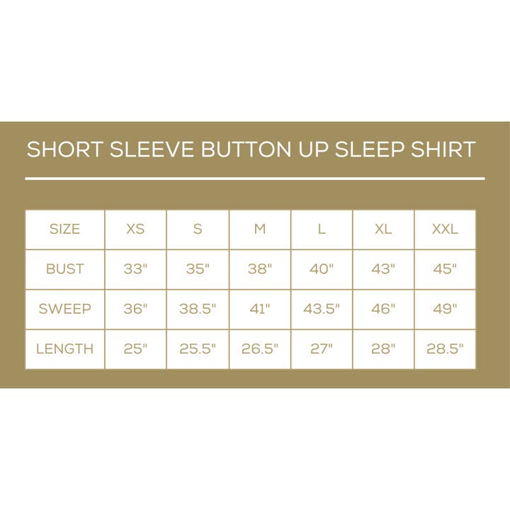 The Royal Standard - Wholesale Sleepwear Top - Women's - Howdy Partner Short Sleeve Button Up Sleep Shirt Pink/Multi -Asst.