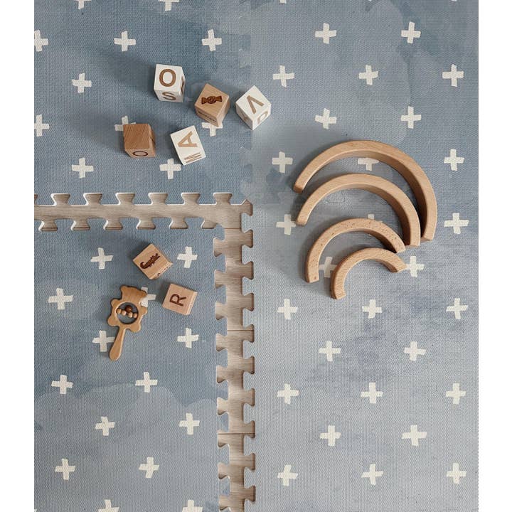 OLYA KIDS - Wholesale Play mat – Kids & baby - CROSS AZURE: Non-Toxic Eva Foam Puzzle Play Mat for Baby1