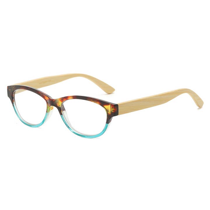 Reading Glasses Bamboo Temple r457-bam for wholesale by Sunrayzz Imports