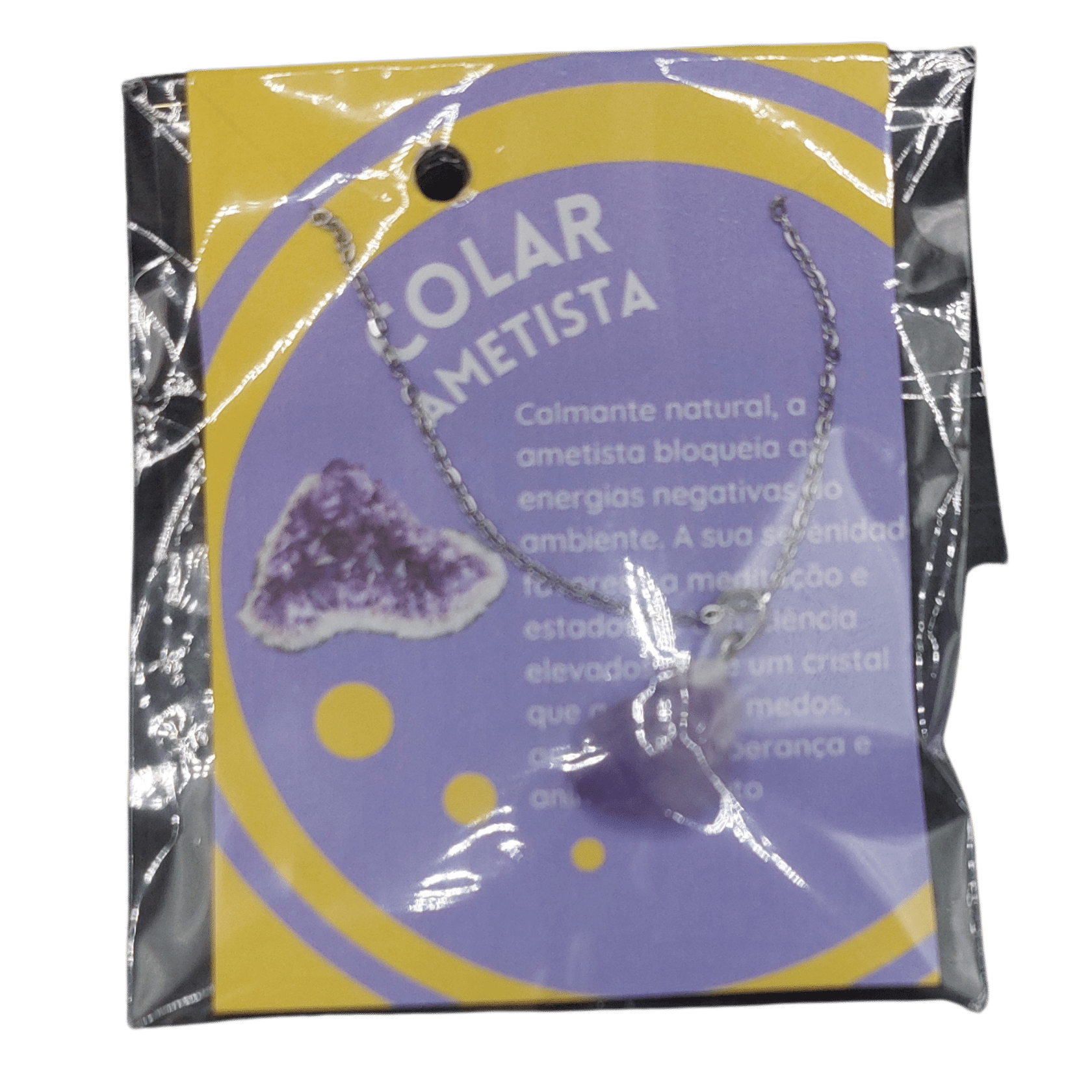 EMTUACASA - Wholesale Pendant/Charm Necklace - Necklace with Amethyst Pingent2