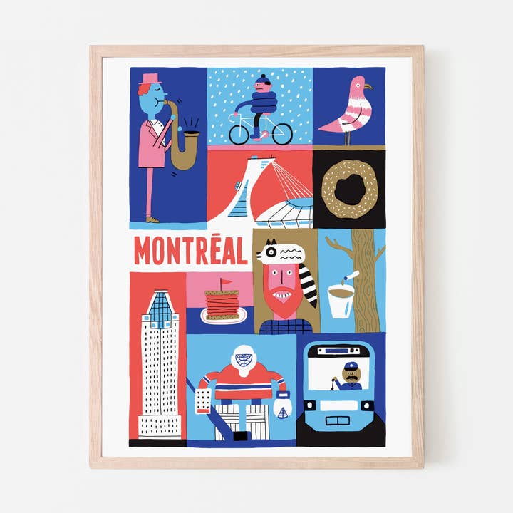 MONTRÉAL HIVER 8" X 10" — by Benoit Tardif for wholesale by Paperole