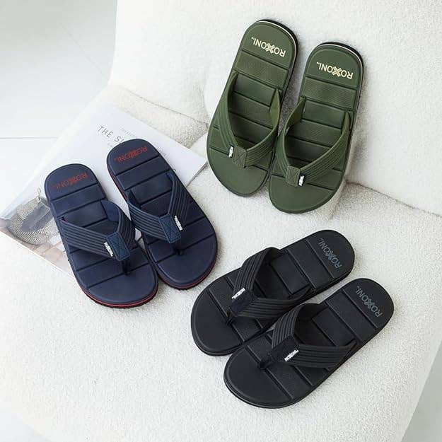 Roxoni - Wholesale Flip Flops - Men's - Roxoni Men's Arch Support Thong Flip Flop1