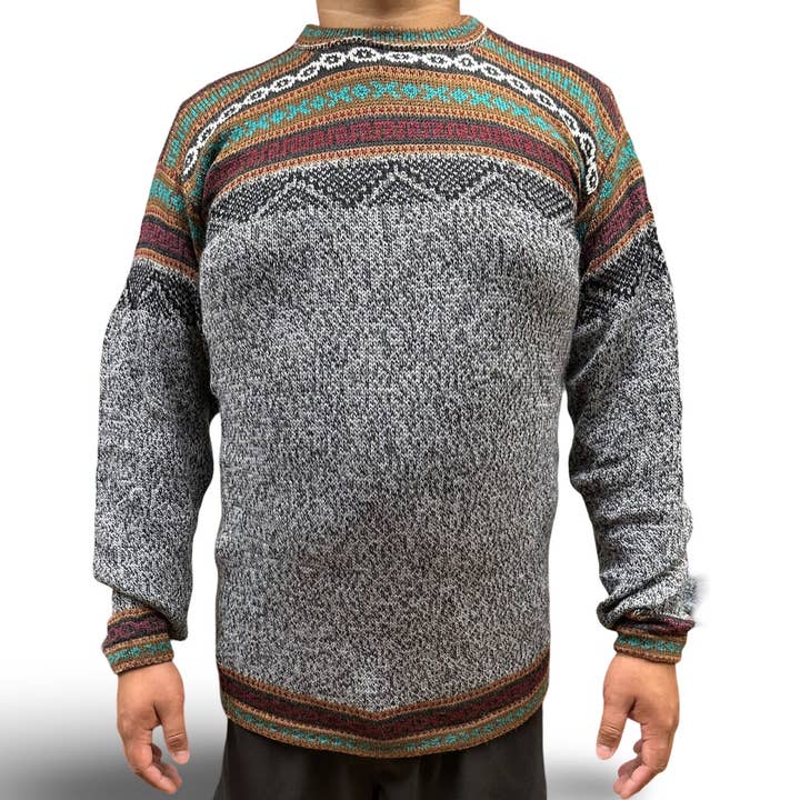 Sanyork Fair Trade – wholesale Sweatshirt – Unisex – Alpaca Pullover Crew Neck Sweater Knit Unisex Cusco