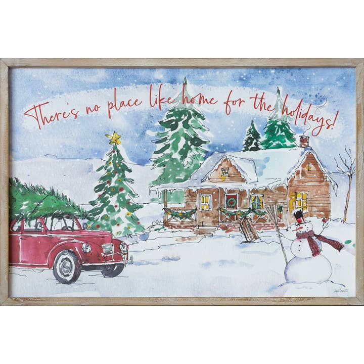 En casa para las fiestas - Sign (PC) para venta al por mayor de Audrey's Home & Gift