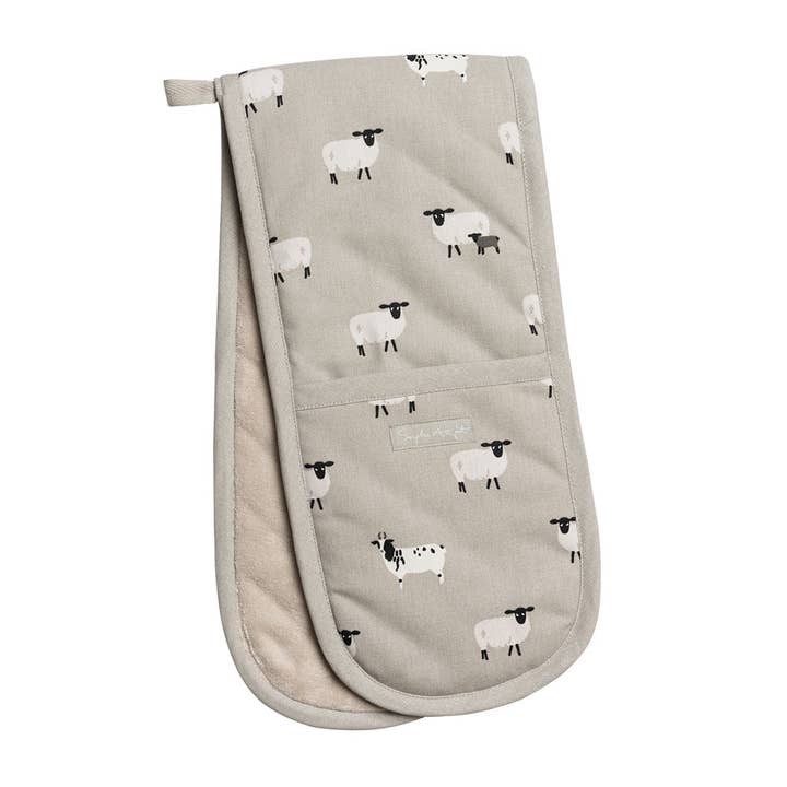 Sheep Double Oven Glove for wholesale by Sophie Allport