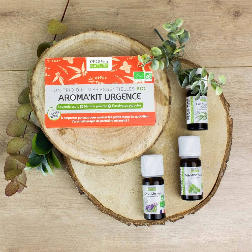 Propos'Nature - Wholesale Essential Oil - Aroma'kit Emergency - 3 Organic Essential Oils - 3x10ml1