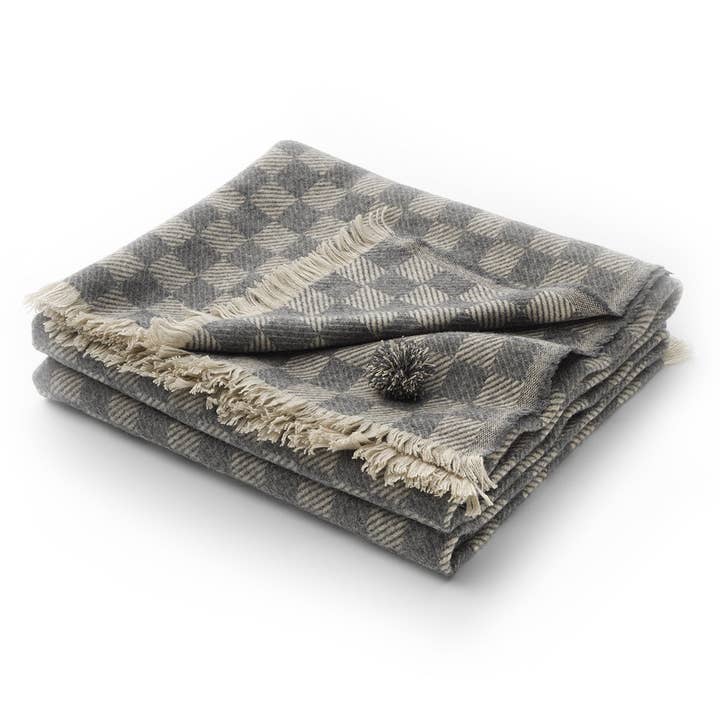 Plaid vegetable dyed - Cashmere Wool - CHECKMATE for wholesale by Bottoli