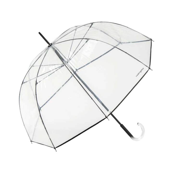 Cuatrogotas - Wholesale Umbrella - Women's - Transparent PVC Umbrella XL.
Ref-929
