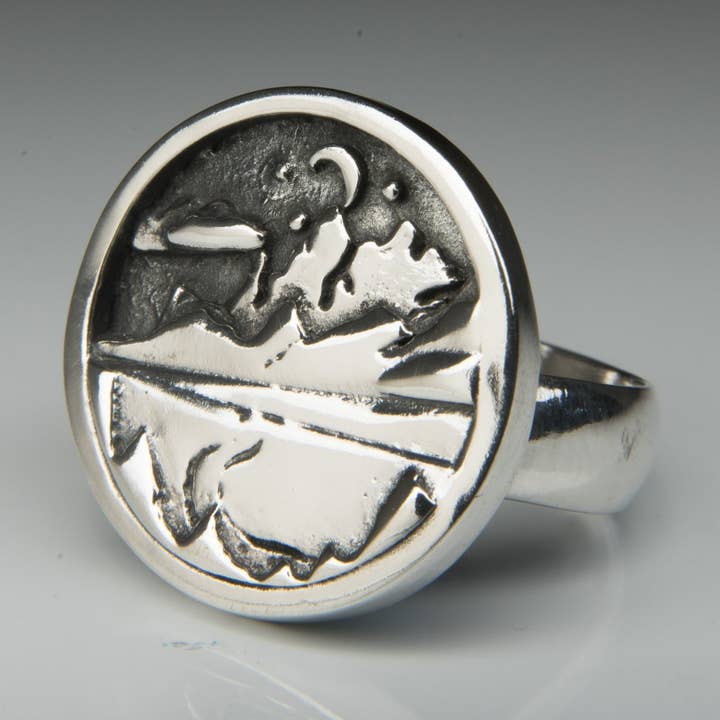 Anillo Round Mountain para venta al por mayor de Marina Kessler Jewelry