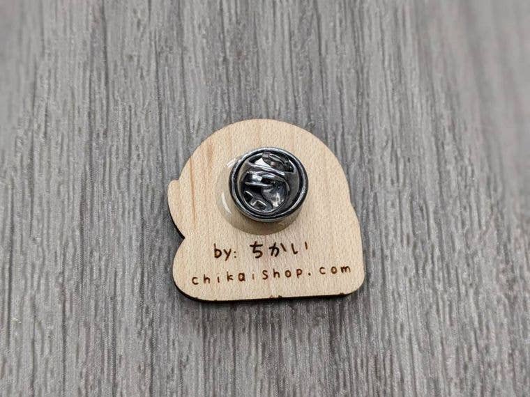 Chikai Shop - Vendita all'ingrosso Spille - Spilla con spilla in legno in stile giapponese7