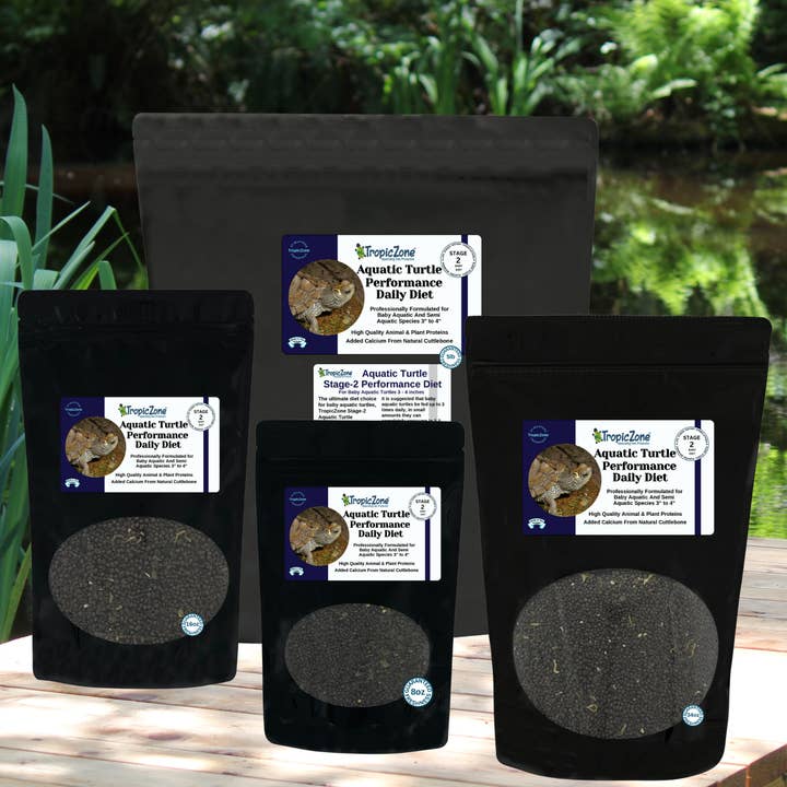 TropicZone - Wholesale Pet Supplement - Not Cat/Dog - TropicZone Aquatic Turtle Diet Stage-2 Baby Formula6