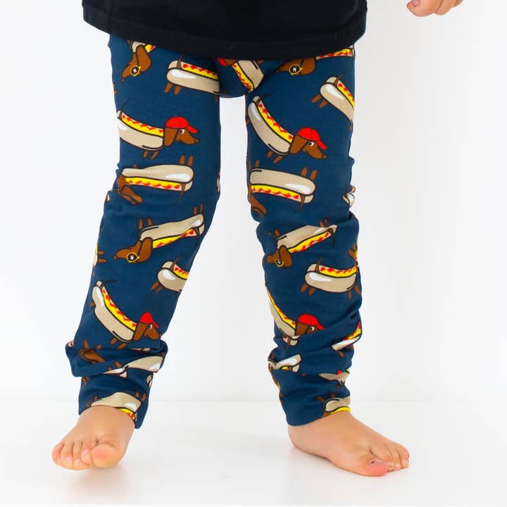 Fred & Noah - Wholesale Fashion Leggings - Kids - Hot dog Leggings