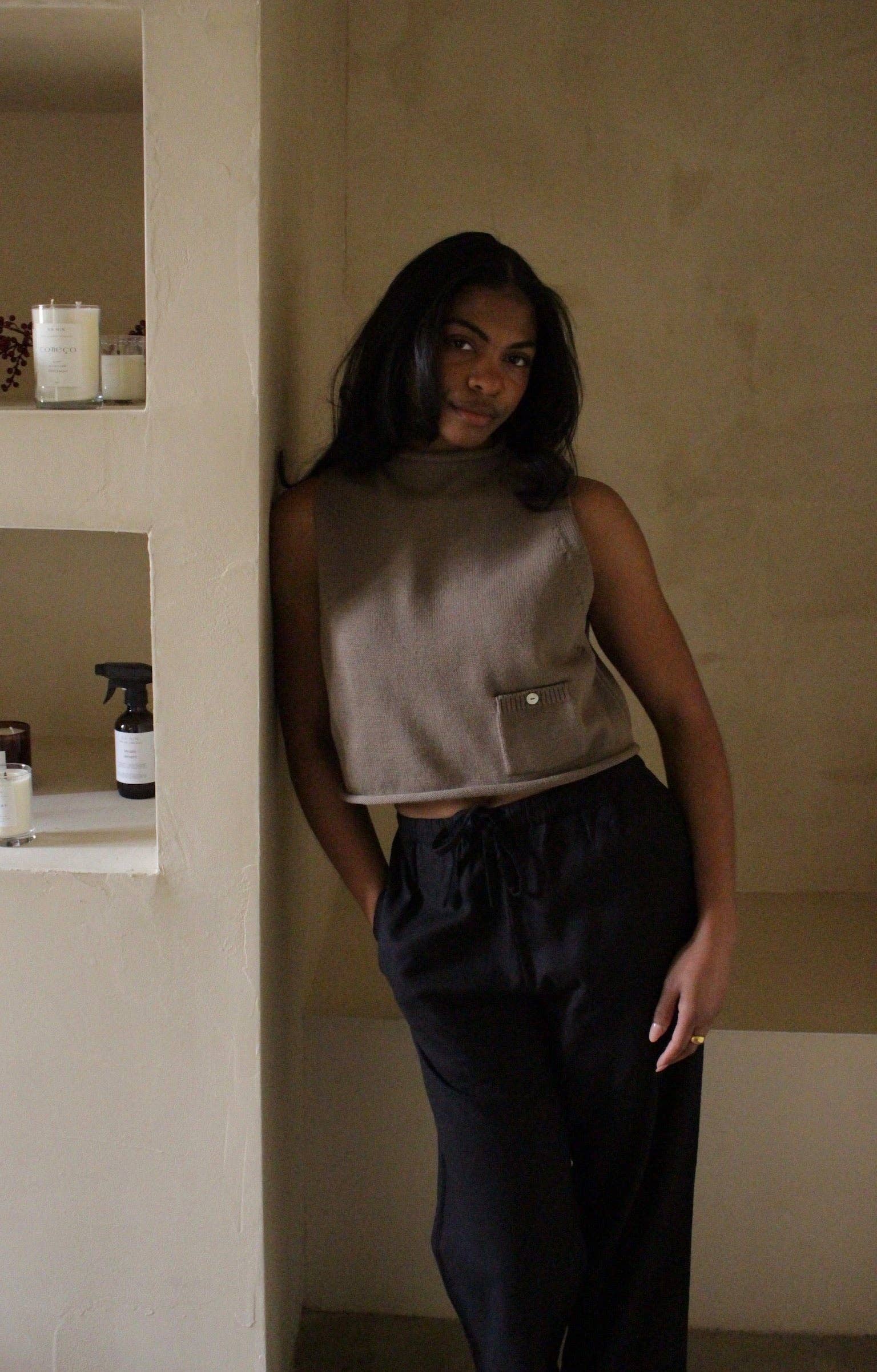 Na Nin – wholesale Outerwear Vest - Women’s – Milo Pima Cotton Vest1