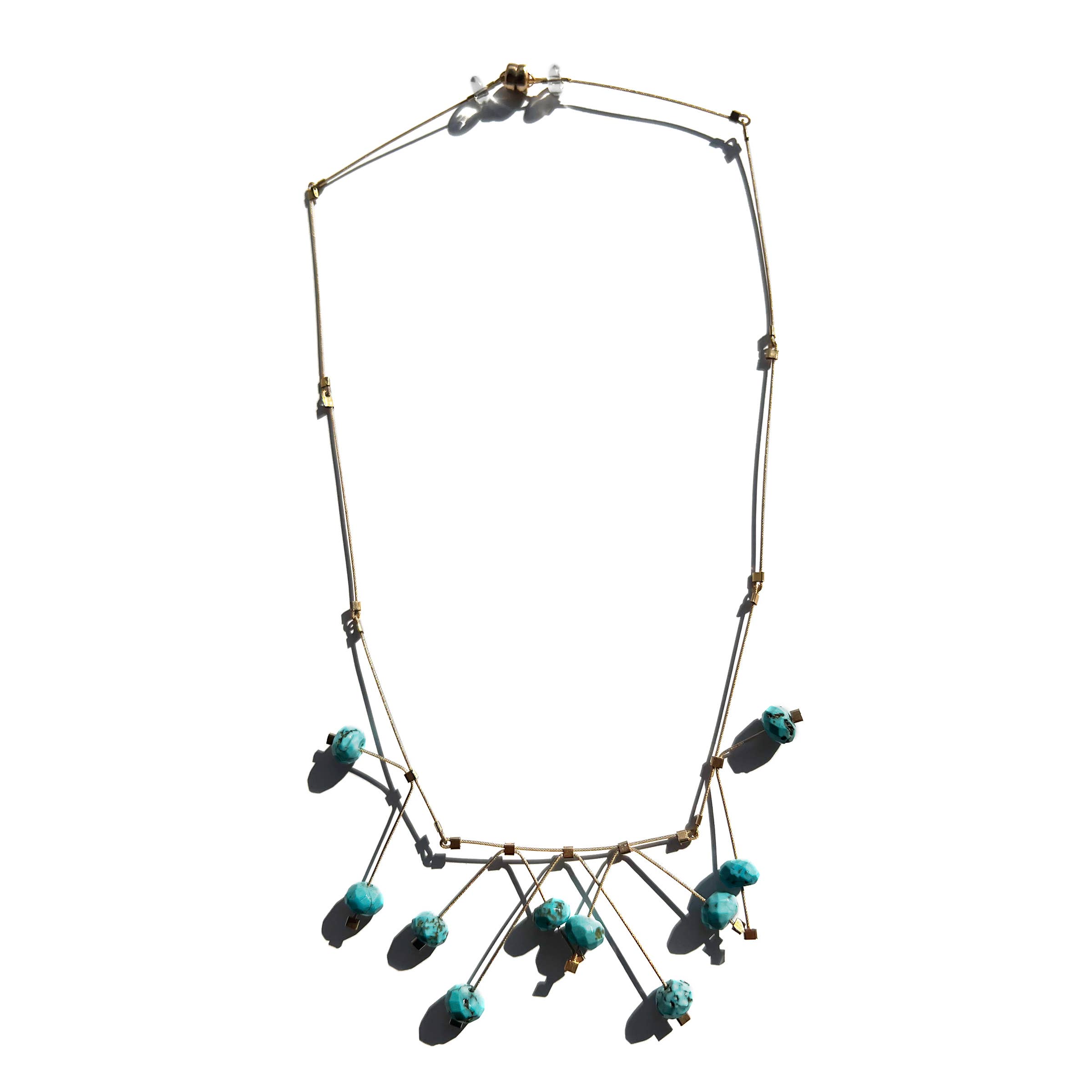 Meghan Patrice Riley – Colar de elos e correntes por atacado – Colar Redux Spring4