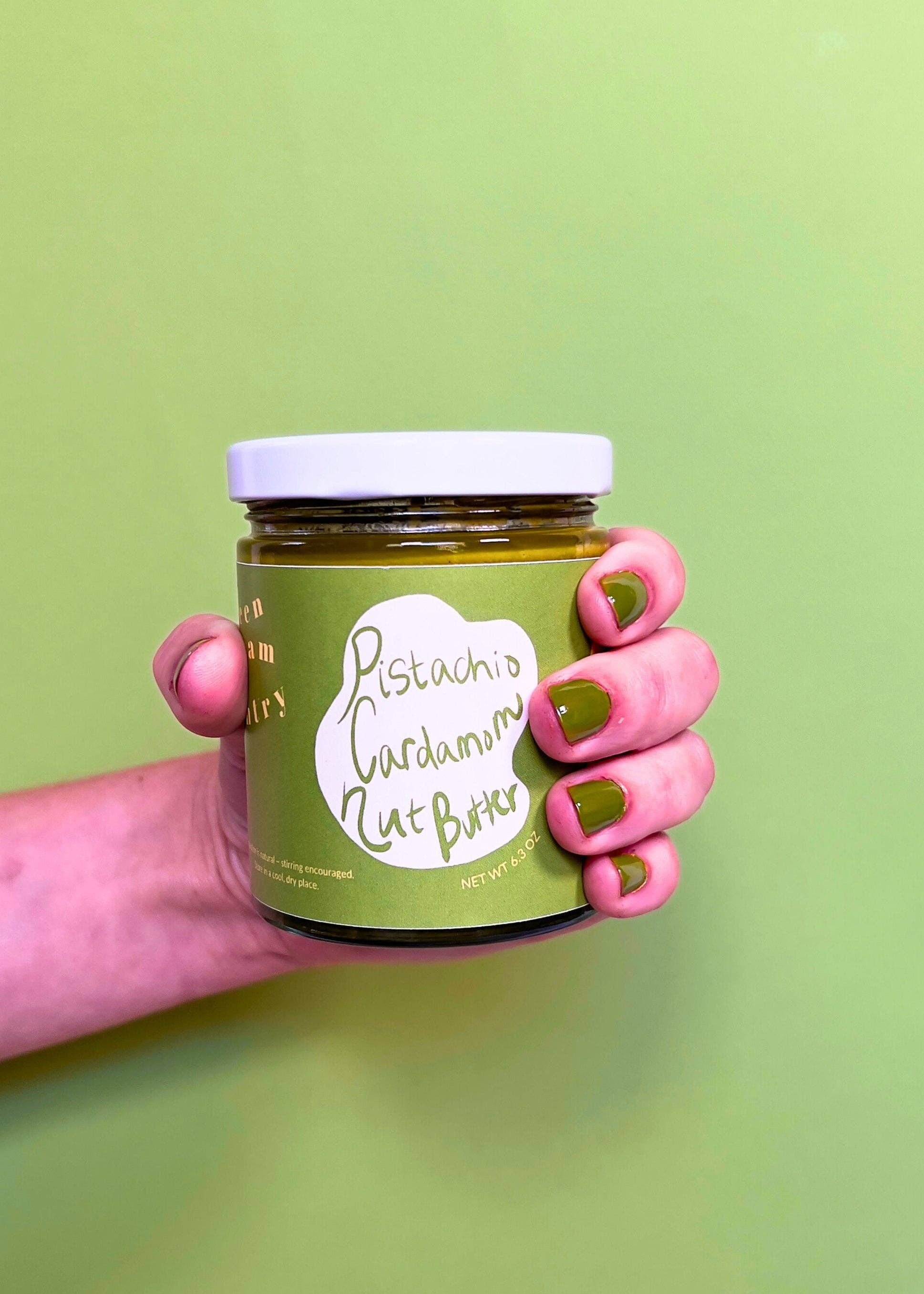 Green Dream Pantry - Wholesale Nut Butter - Pistachio Cardamom Nut Butter2