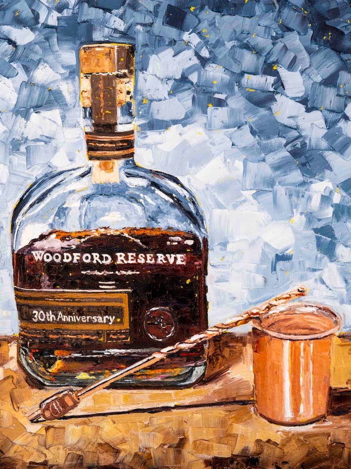 Bourbon Print "Woodford Reserve" for wholesale by Kim Perry Studio