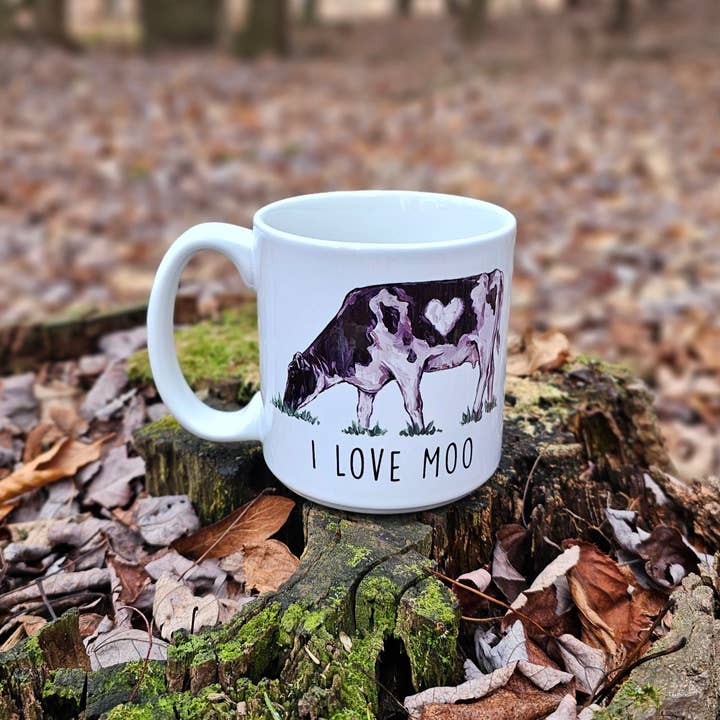The Cranberry Finch - Wholesale Coffee Mug - I Love Moo Coffee Mug3