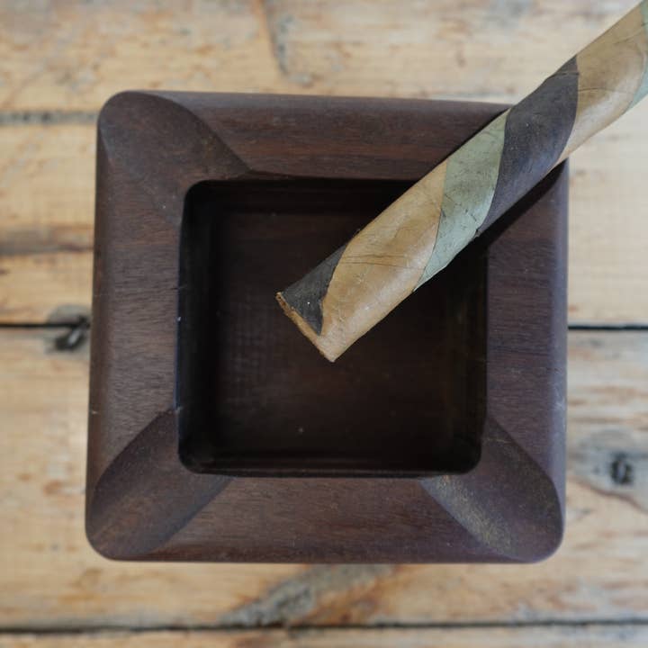 3312025I2 Ipe Cigar Four Finger Ashtray for wholesale by The Gant Collective