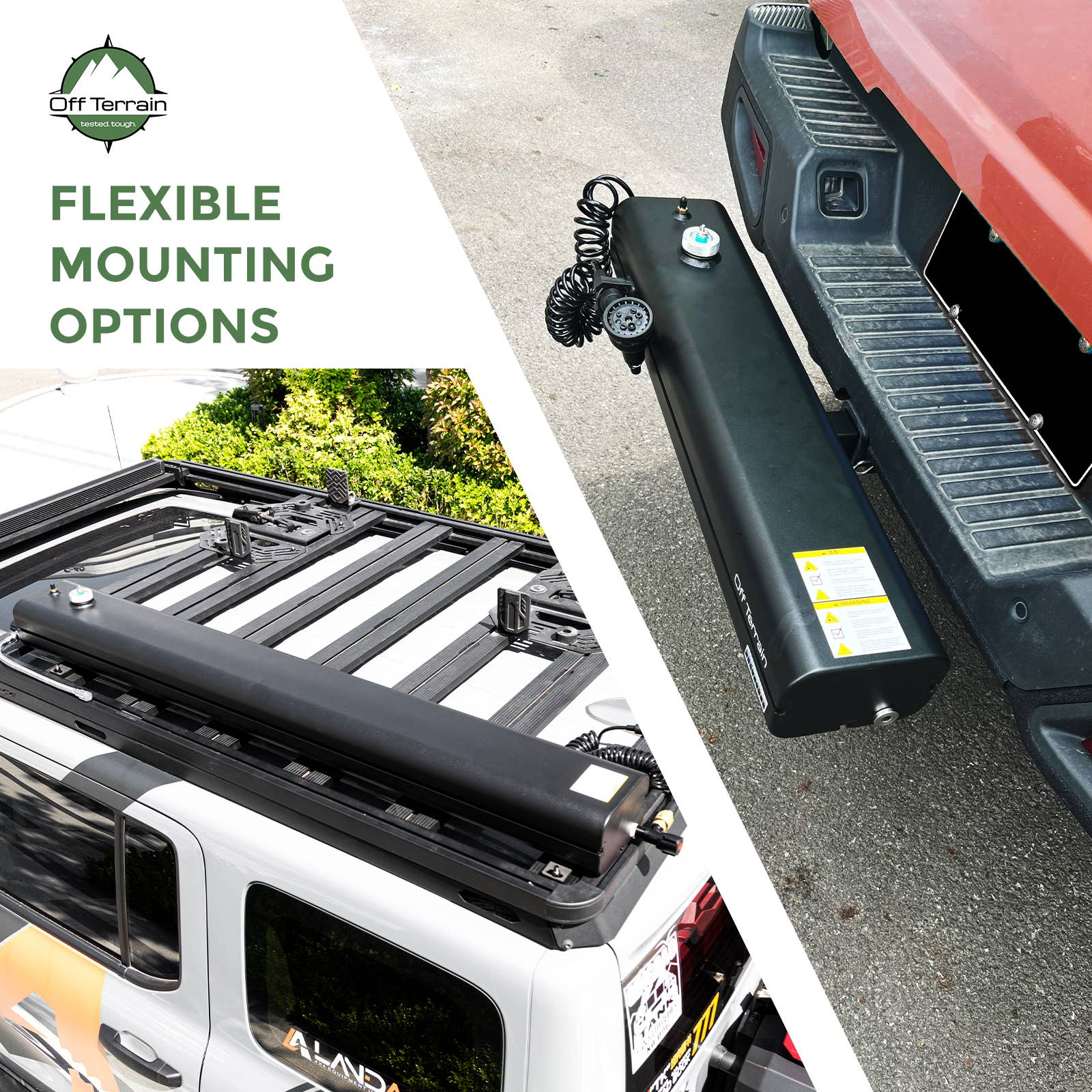 Off Terrain - Vente Accessoires de sport - Réservoir d'eau de douche sous pression 4 GL / 8 GL2