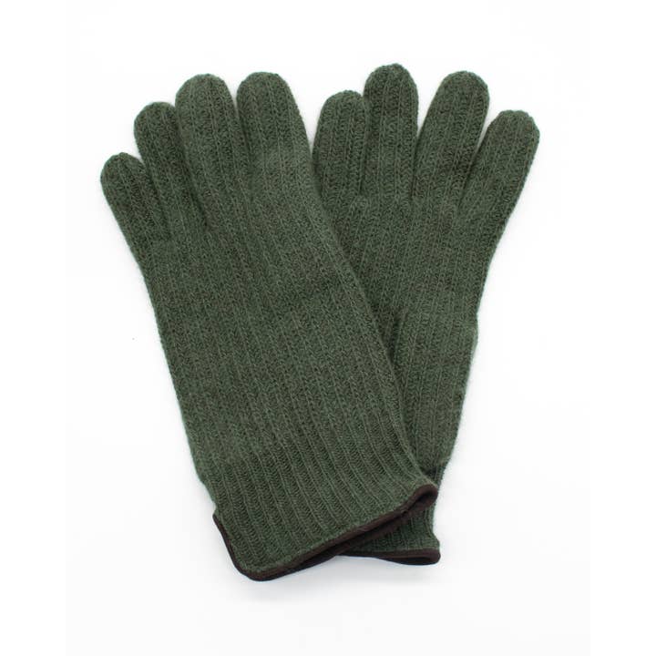 Portolano - Wholesale Gloves - Men's - MEN'S CASHMERE GLOVES WITH SUEDE PIPING2