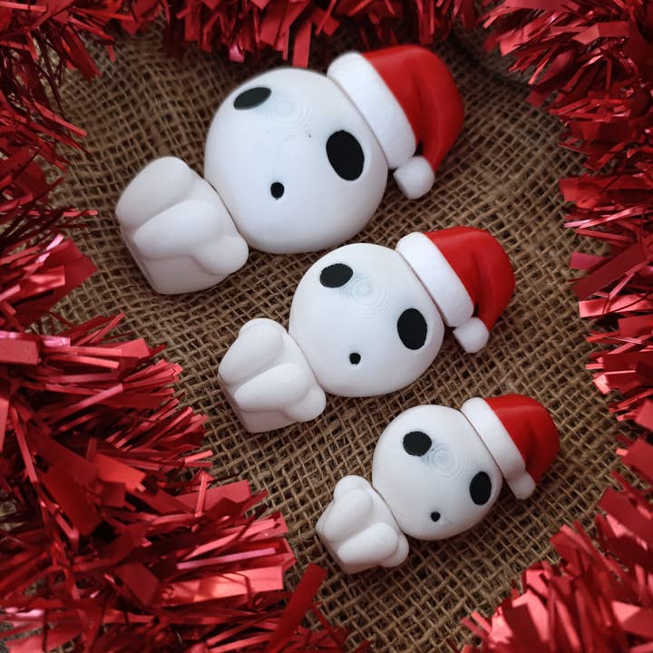 3DROOTS - Wholesale Outdoor Ornament/Decor - Kodama Christmas Ornament and Keychain - Christmas Decoration5