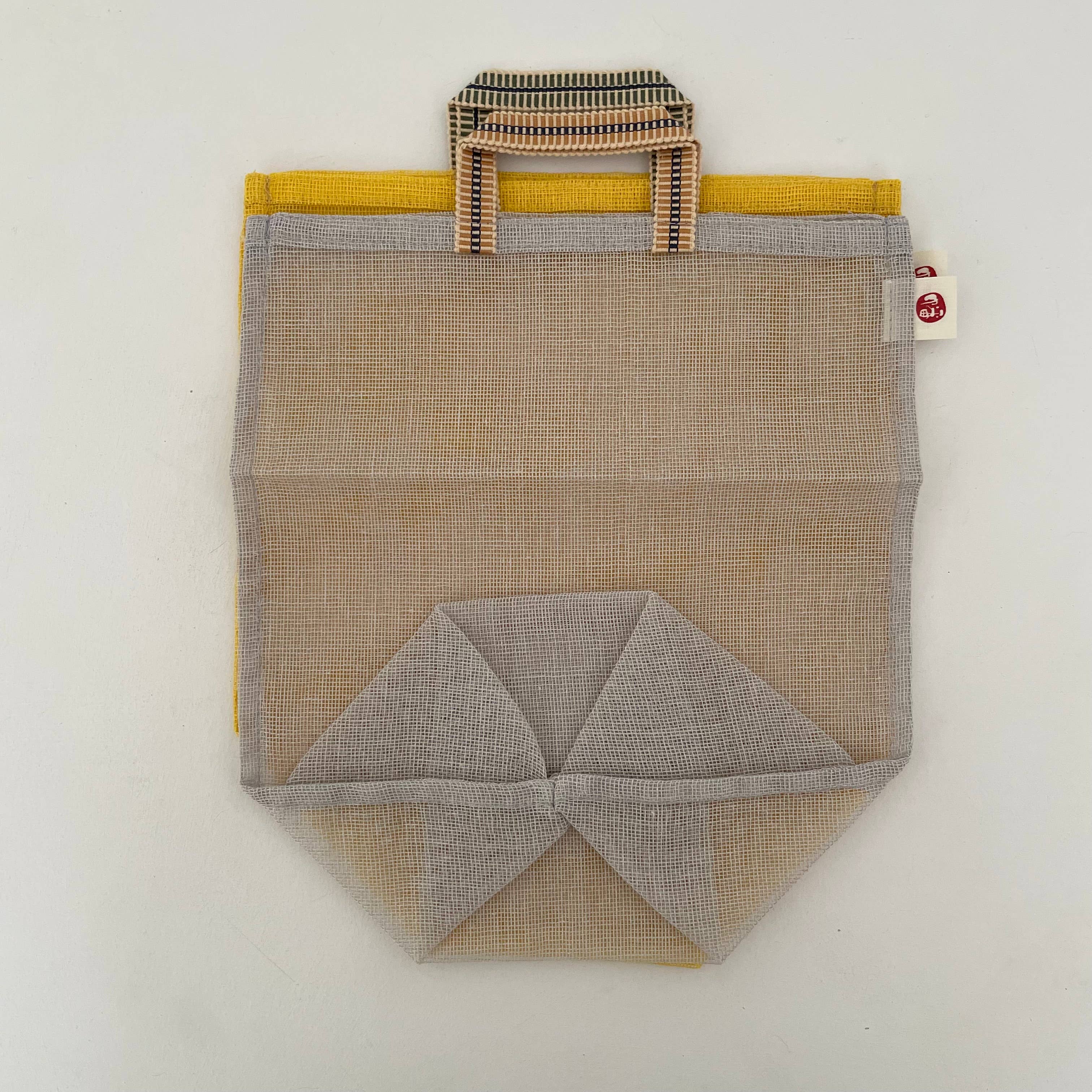 fort & field - Wholesale Grocery/Shopping Bag - 100% cotton gauze net eco produce bags with handle - medium7