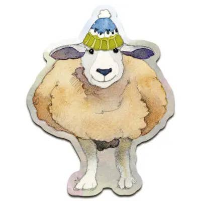 Dessous de Verre Découpé Happy Sheep II pour la vente par Emma Ball Ltd