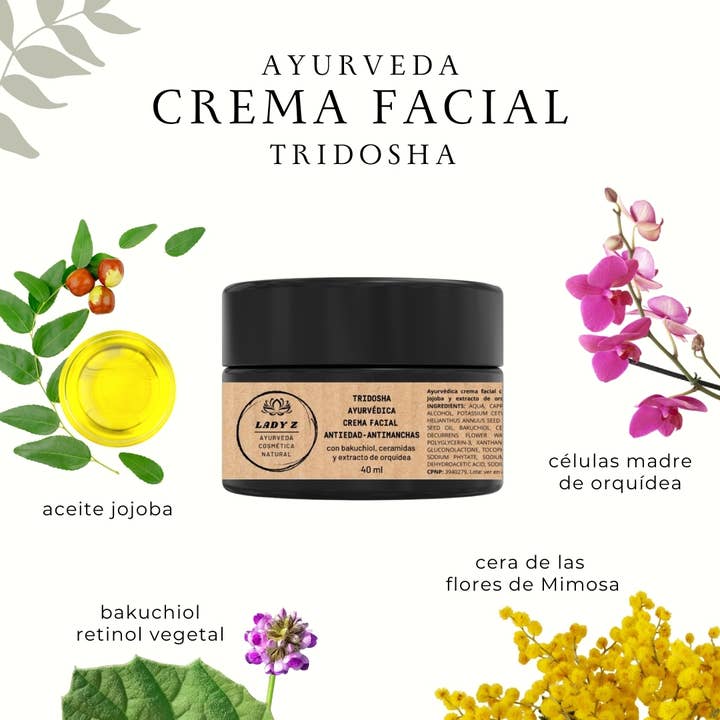 Lady Z Cosmetica - Wholesale Facial Moisturizer - Tridosha facial cream with vegetable retinol, nourishing and2