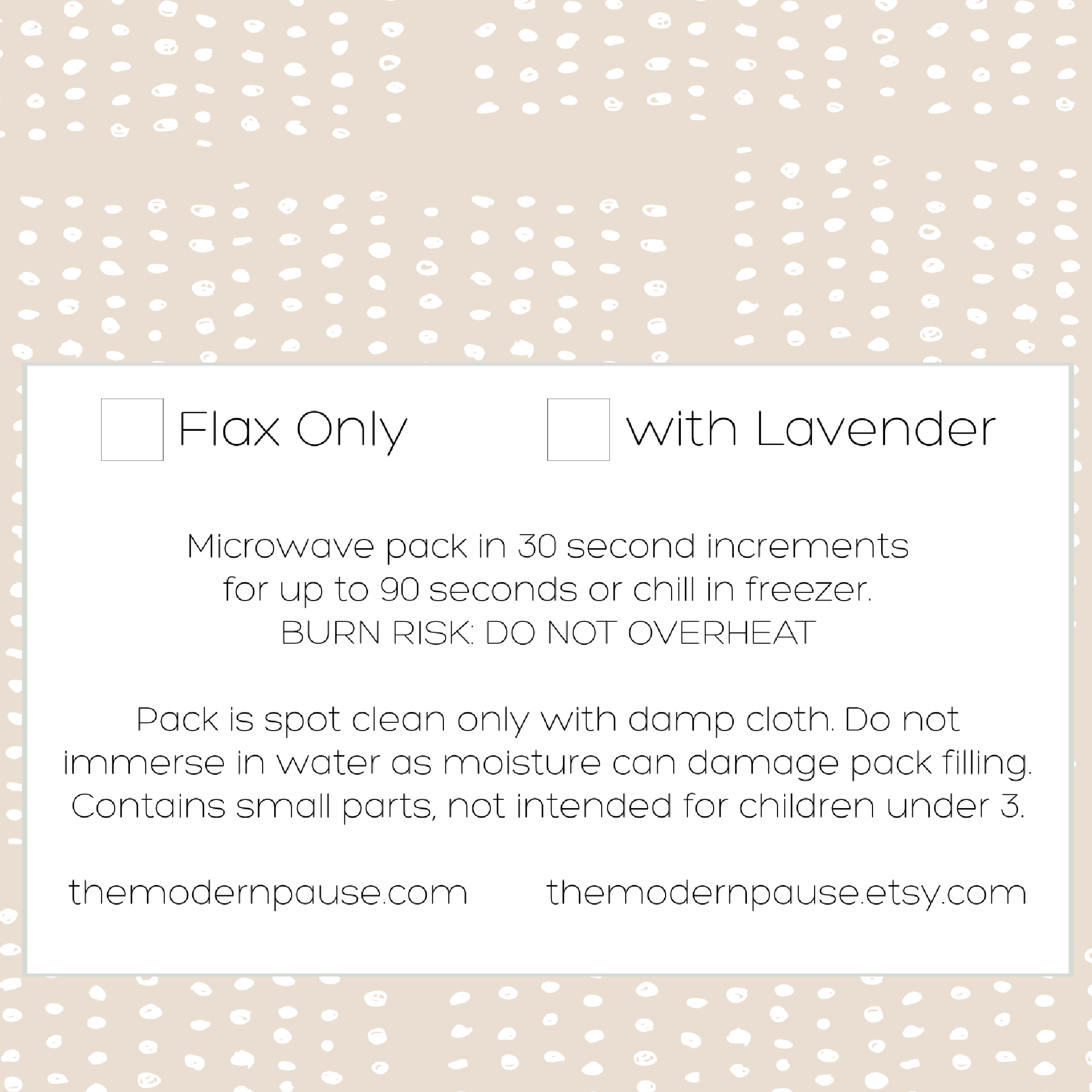 The Modern Pause - Wholesale Spa/Therapy Pillow - Eye Pillow - Stonewashed Organic Linen14